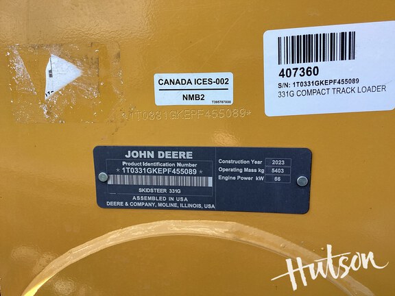 Photo of 2023 John Deere 331G