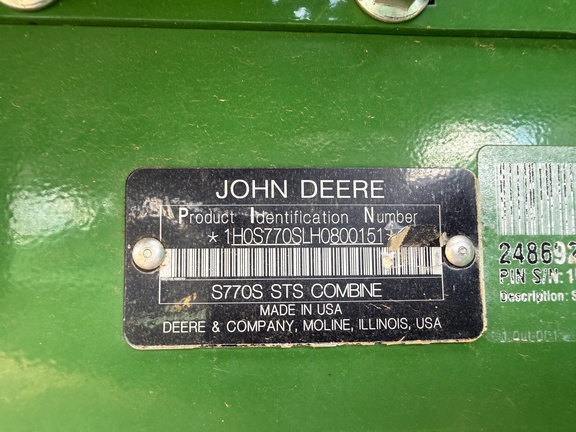 Photo of 2018 John Deere S770