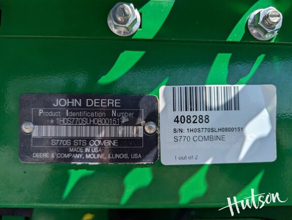 Photo of 2018 John Deere S770