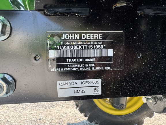 2026 John Deere 3038E