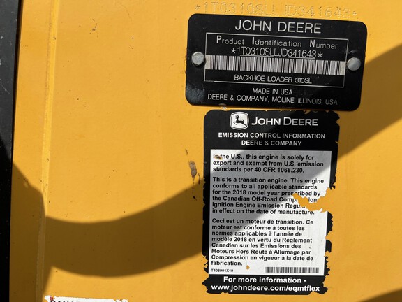 2019 John Deere 310SL