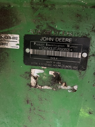 2019 John Deere 643L-II