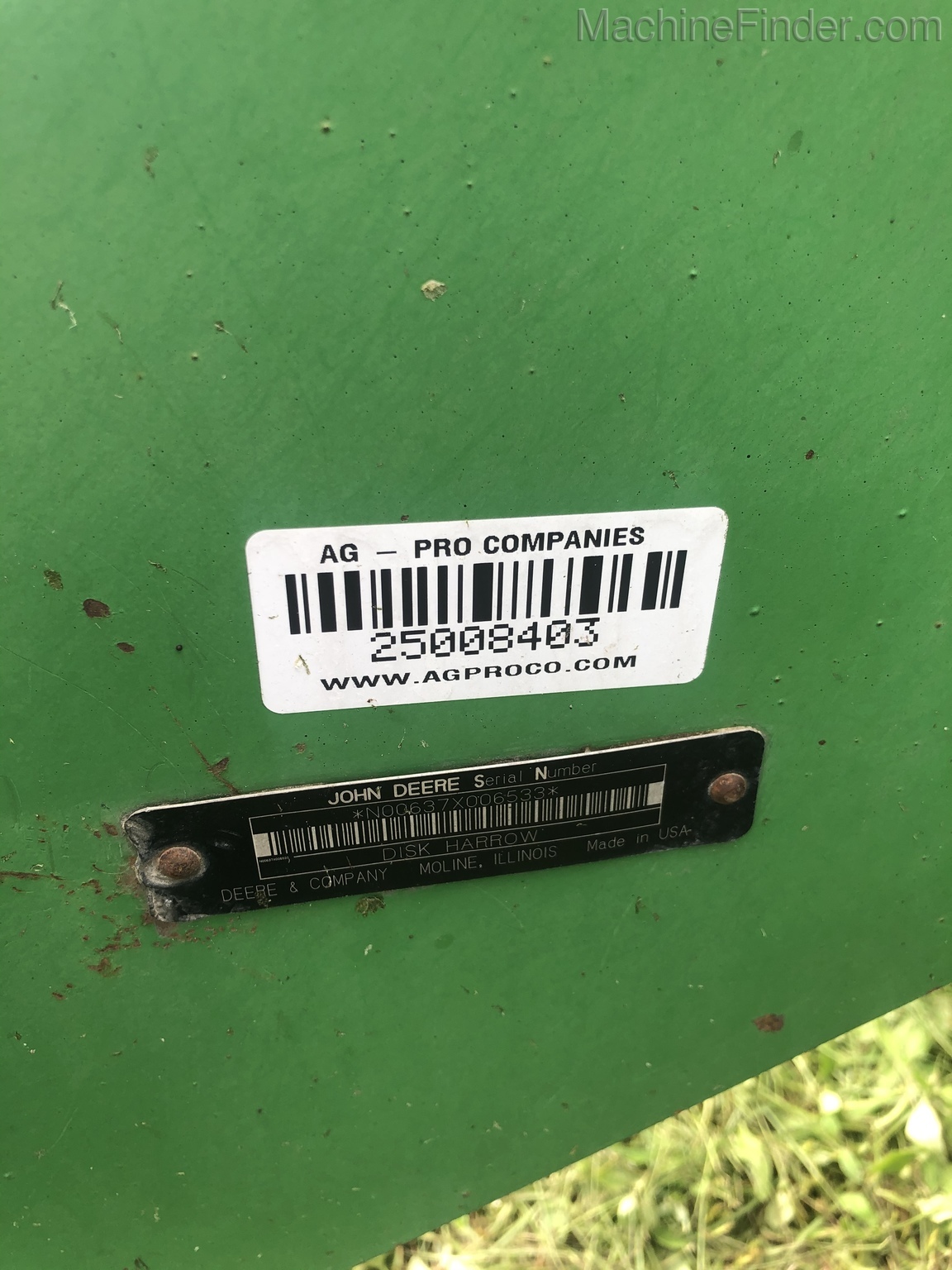 2004 John Deere 637 Image 9