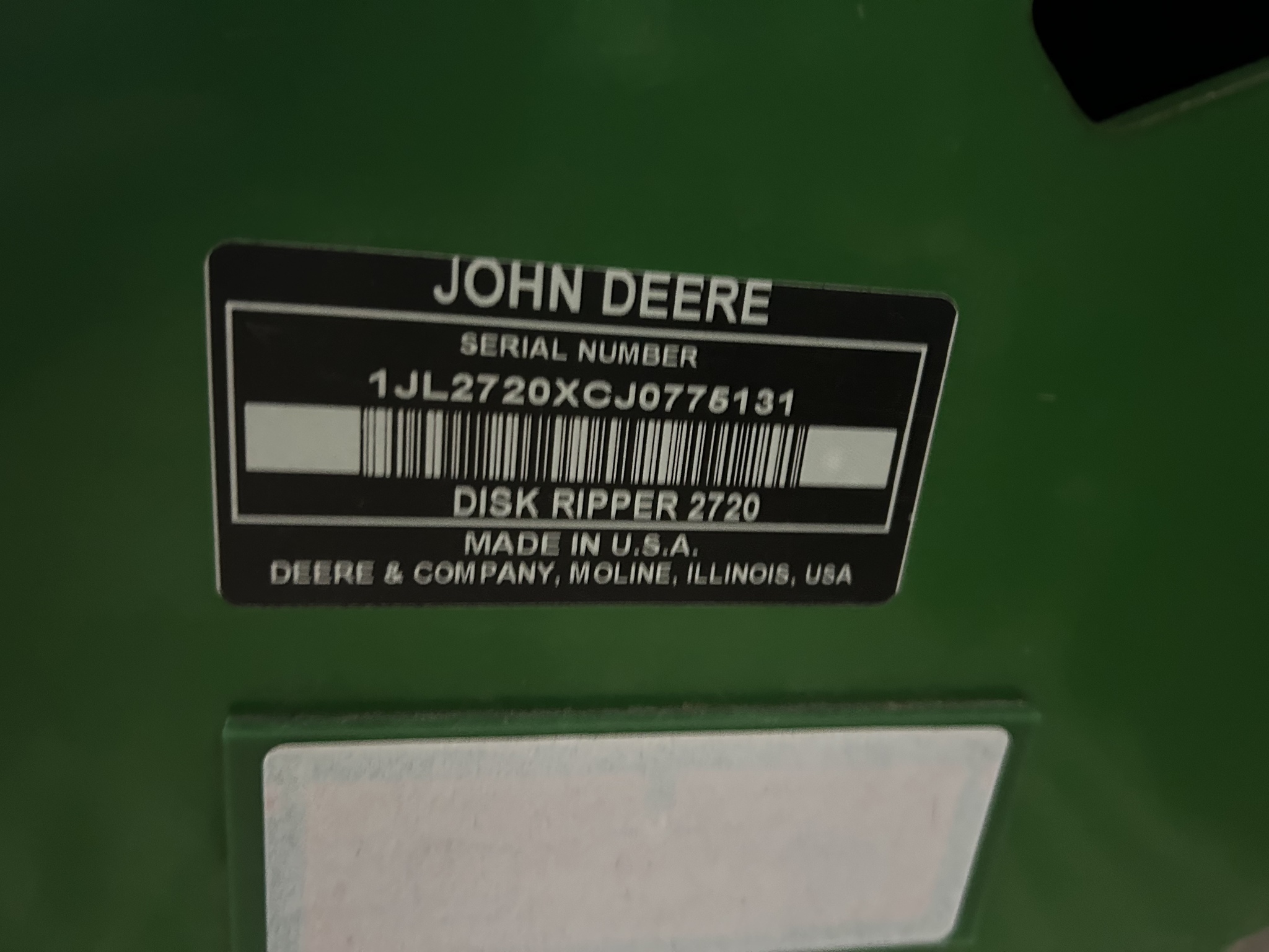2018 John Deere 2720 Image 5