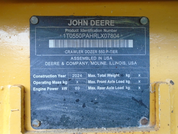 2024 John Deere 550 P