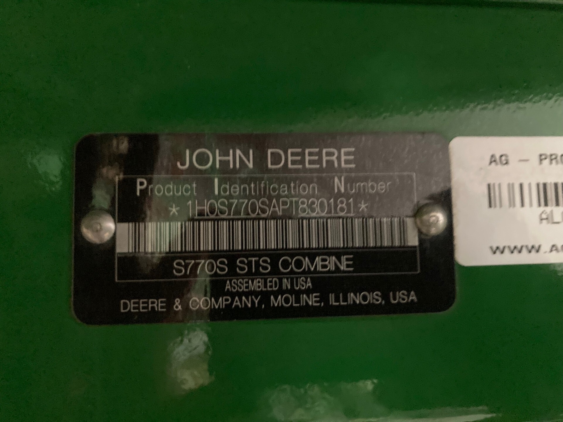 2024 John Deere S770 Image 10
