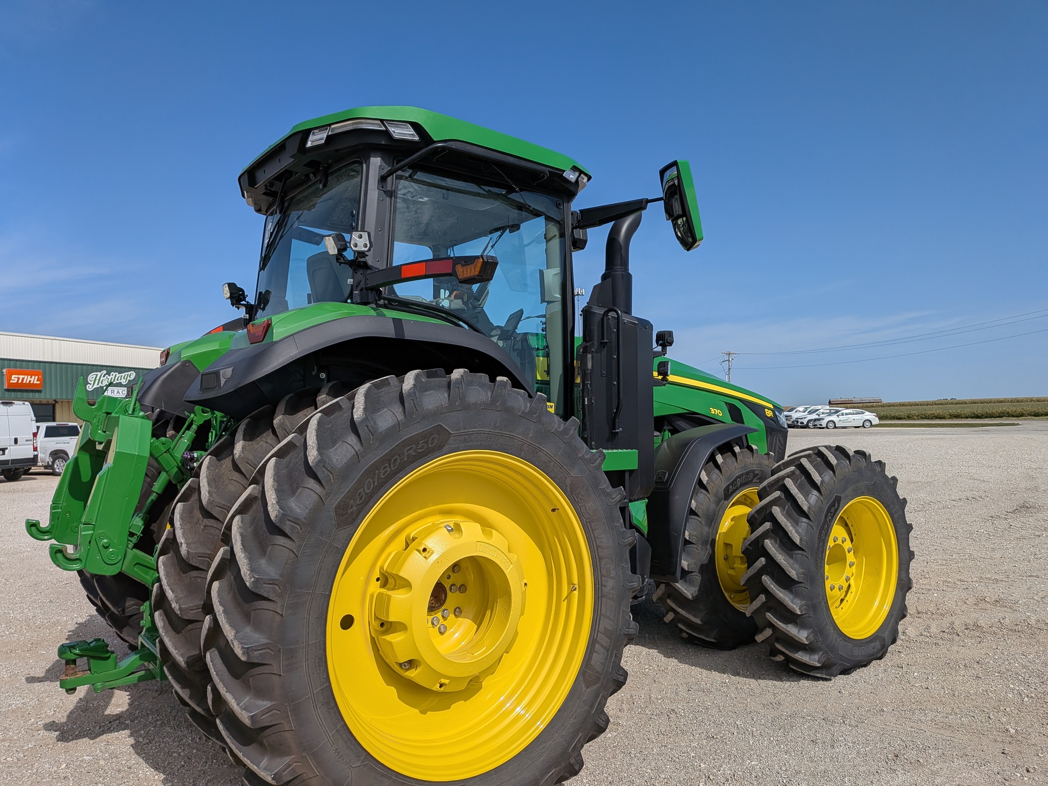  2024 John Deere 8R 370 at Heritage Tractor in Galesburg, IL