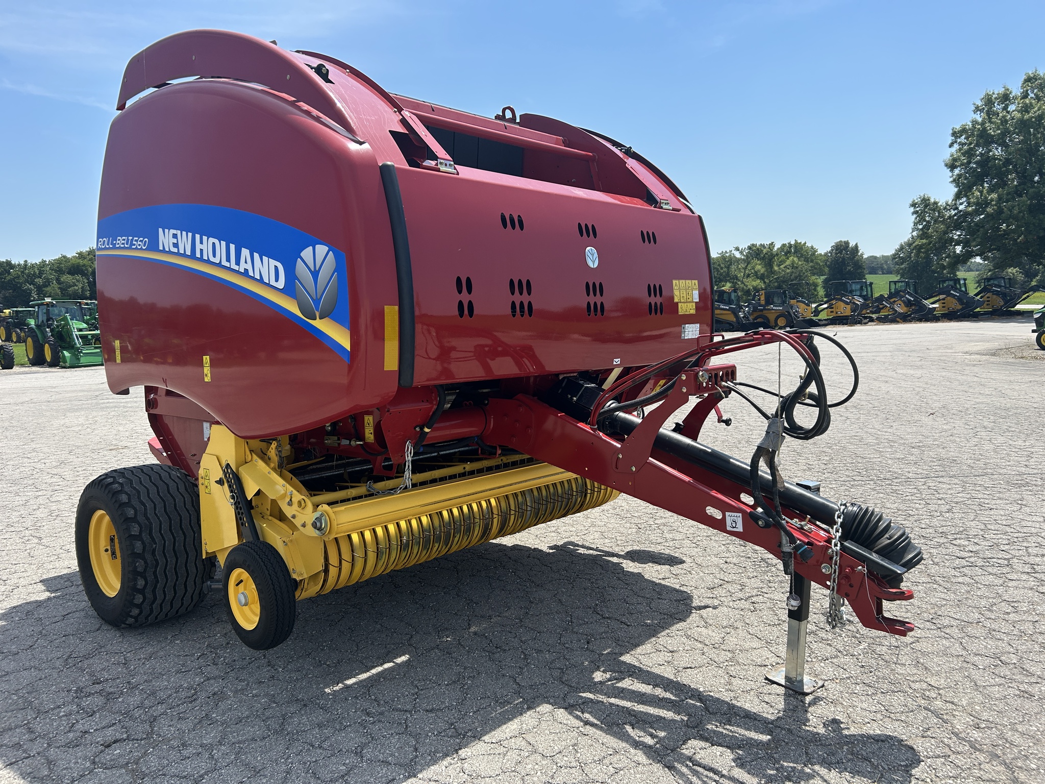  2019 New Holland Rollbelt 560 at Heritage Tractor in Baldwin City, KS