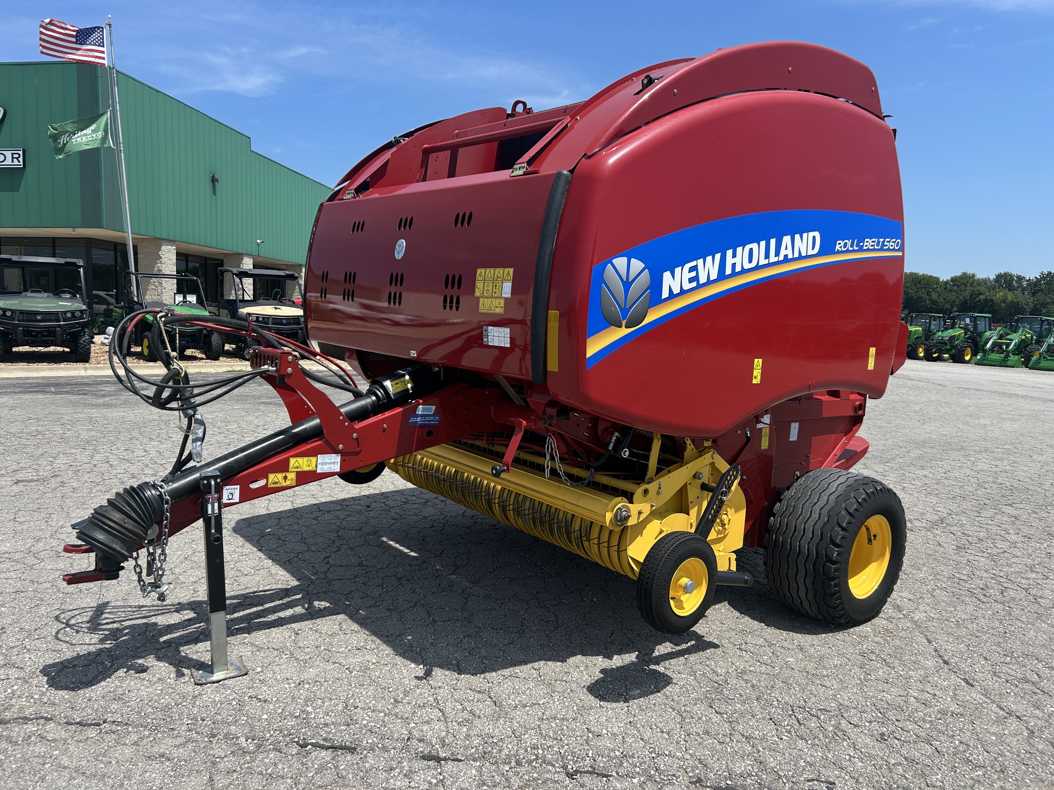  2019 New Holland Rollbelt 560 at Heritage Tractor in Baldwin City, KS