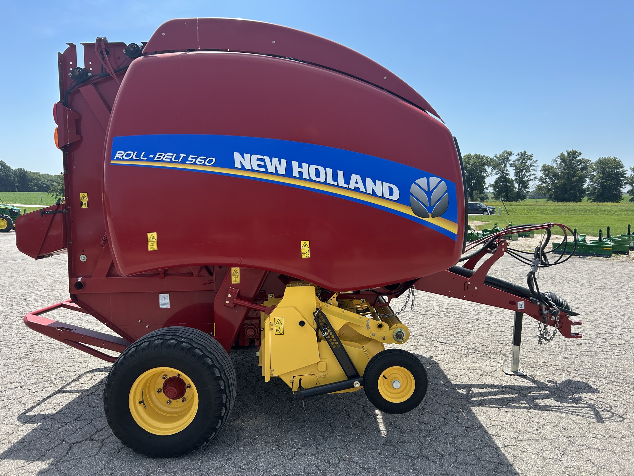  2019 New Holland Rollbelt 560 at Heritage Tractor in Baldwin City, KS