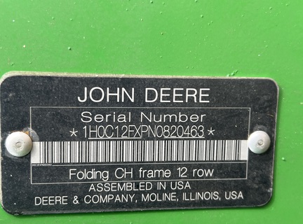 Photo of 2022 John Deere C12F