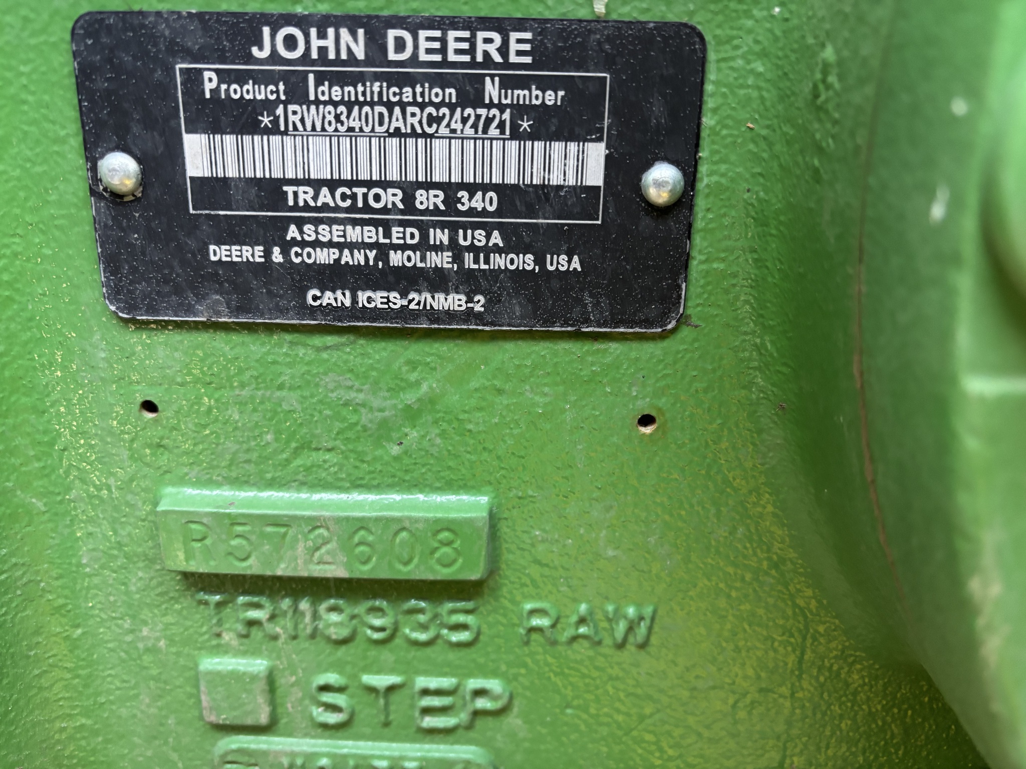  2024 John Deere 8R 340 at Heritage Tractor in Brimfield, IL
