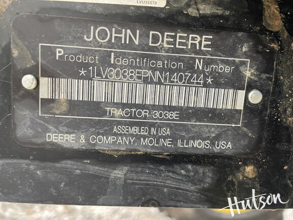 Photo of 2022 John Deere 3038E