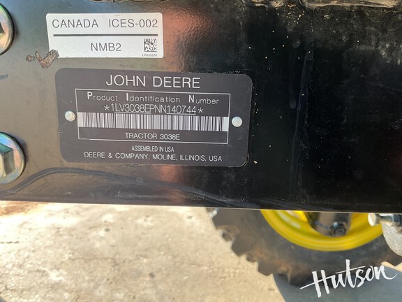 Photo of 2022 John Deere 3038E