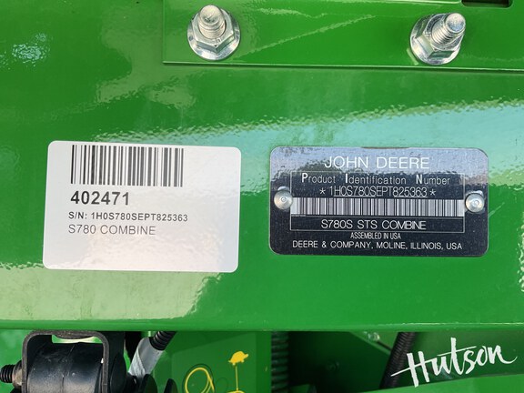 Photo of 2023 John Deere S780