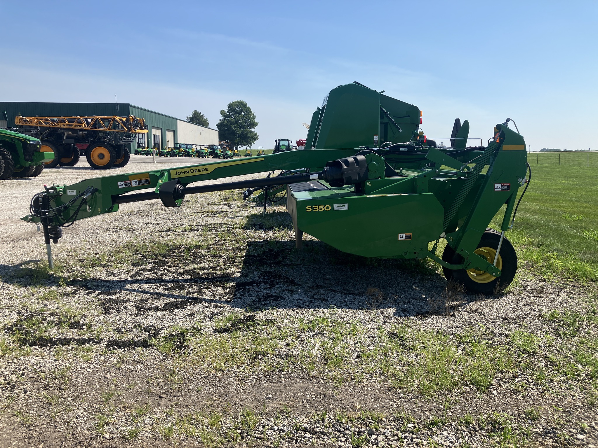 Used 2023 John Deere S350 Mower Conditioners at Koenig Equipment in Greensburg, IN - PhotoXL0