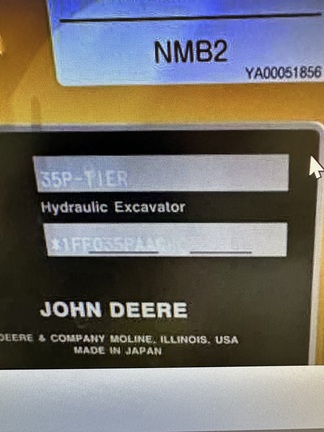 2024 John Deere 35 P