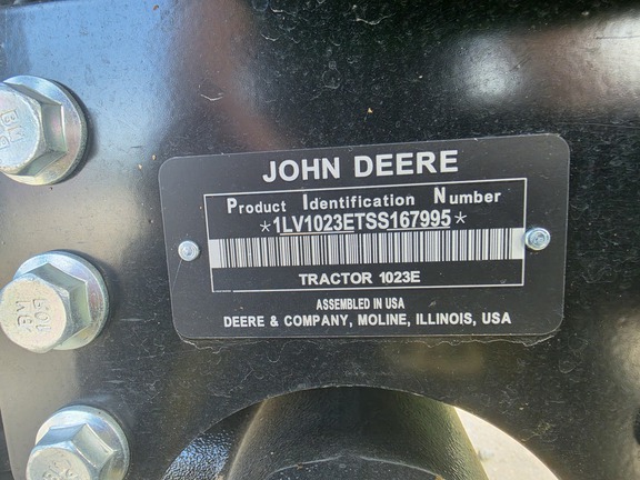 2025 John Deere 1023E