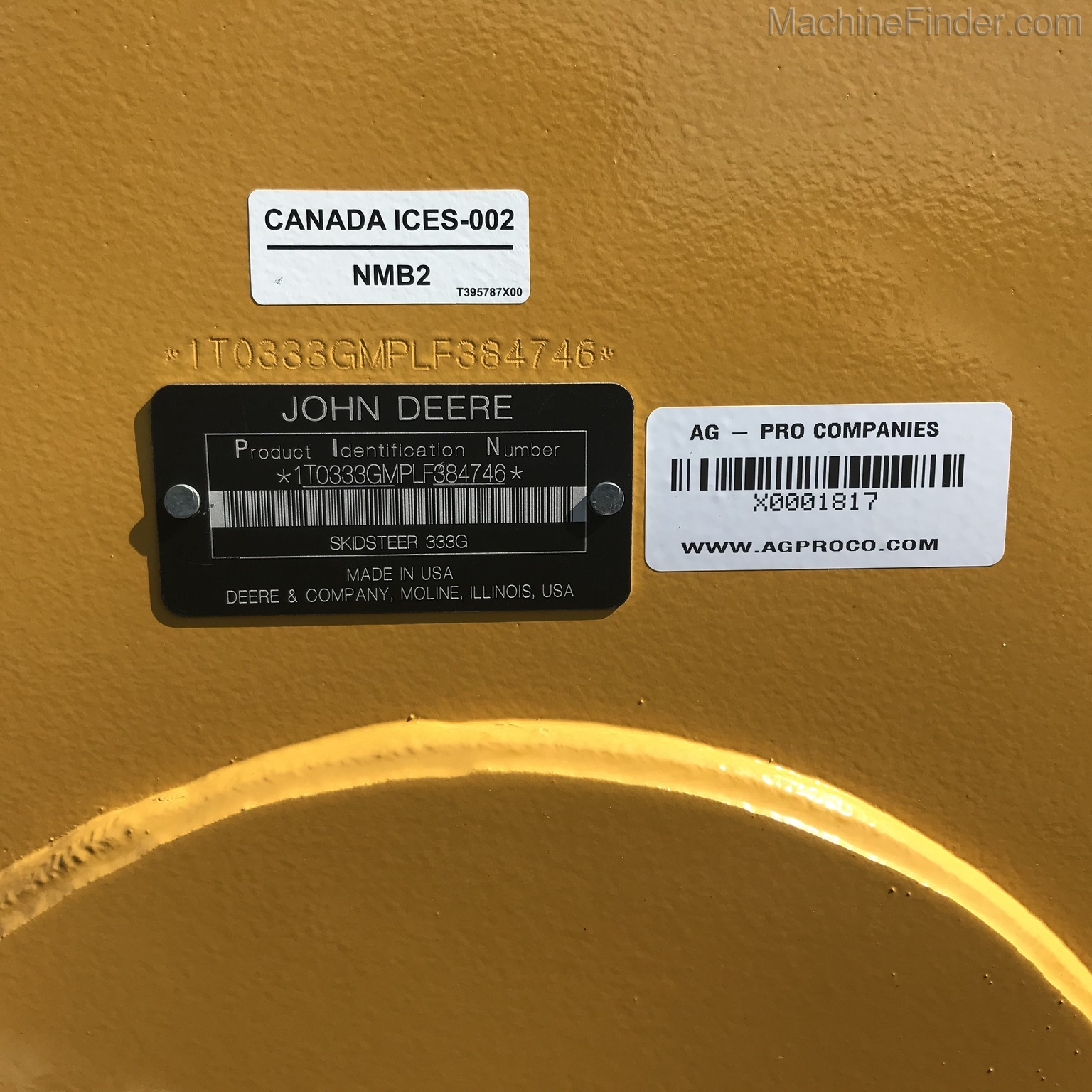 2020 John Deere 333G Image 6