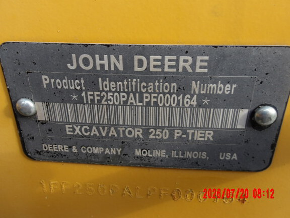 2023 John Deere 250 P-Tier