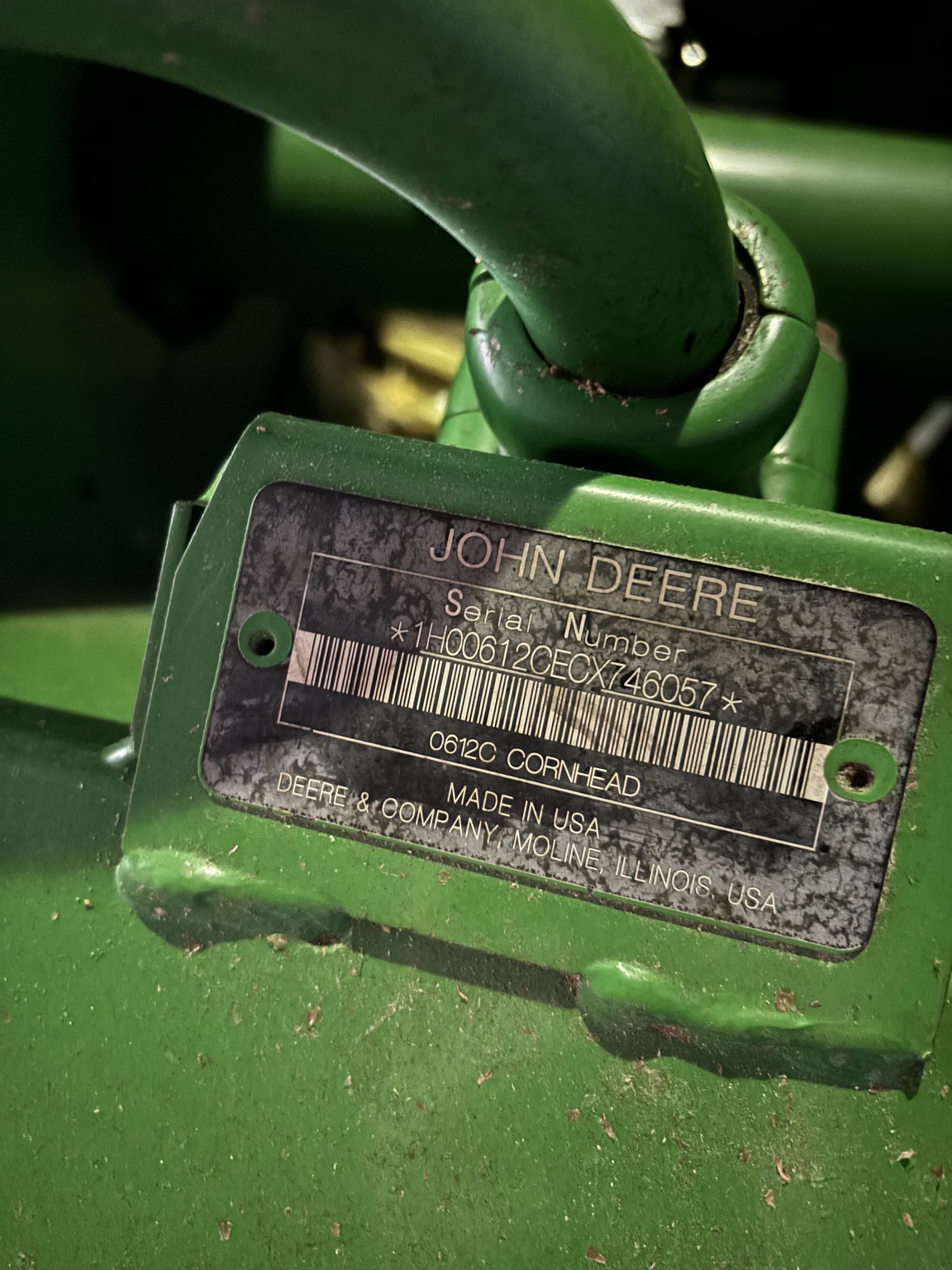 2012 John Deere 612C Image 4