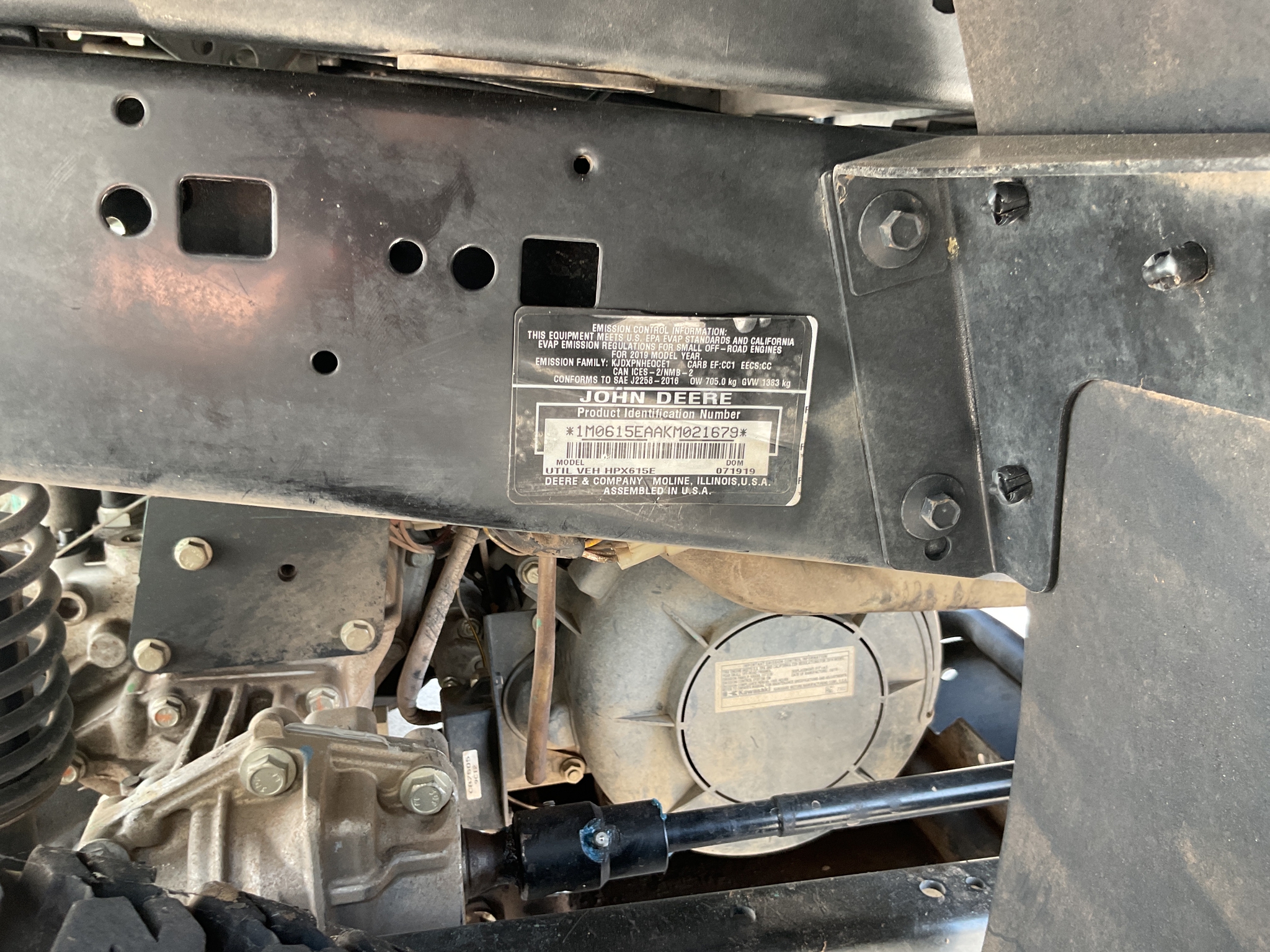 2019 John Deere HPX615E Image 12