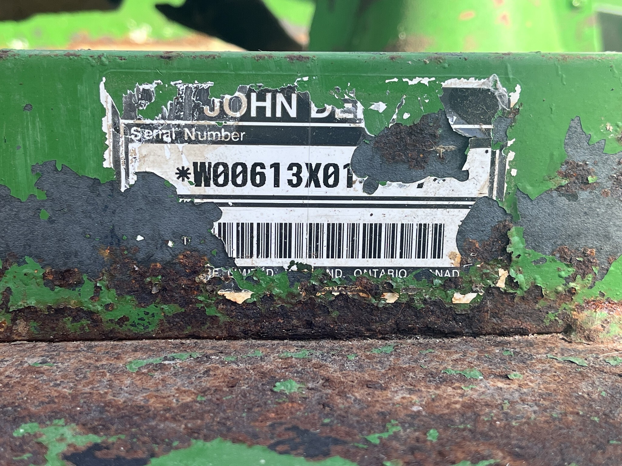 2000 John Deere 613 Image 7