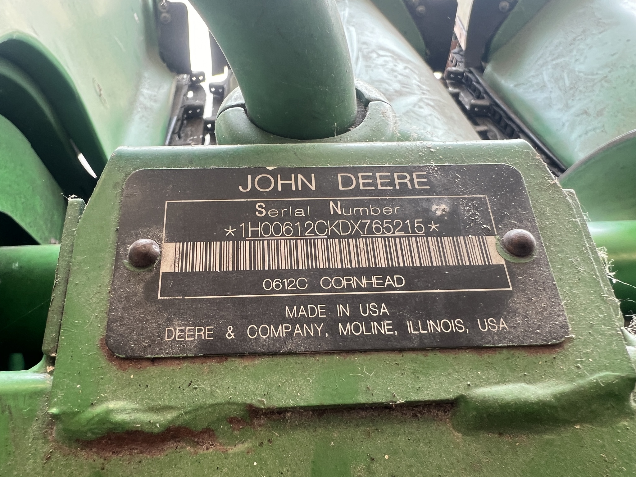 2014 John Deere 612C Image 2
