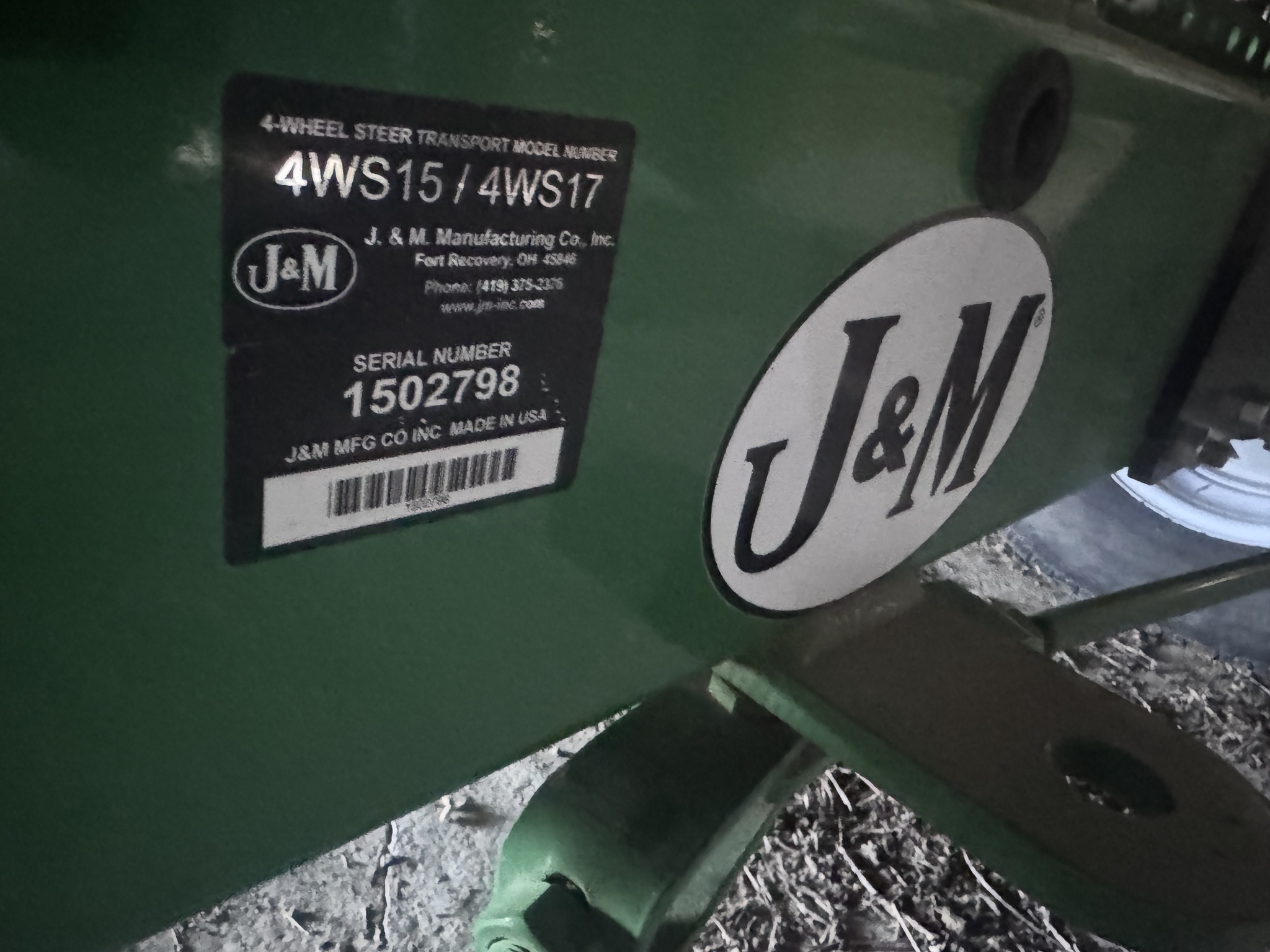 2015 J&M 4WS15 42ft All Wheel Steer Cart Image 8