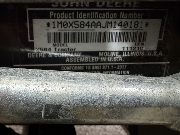 2019 John Deere X584 - Photo5