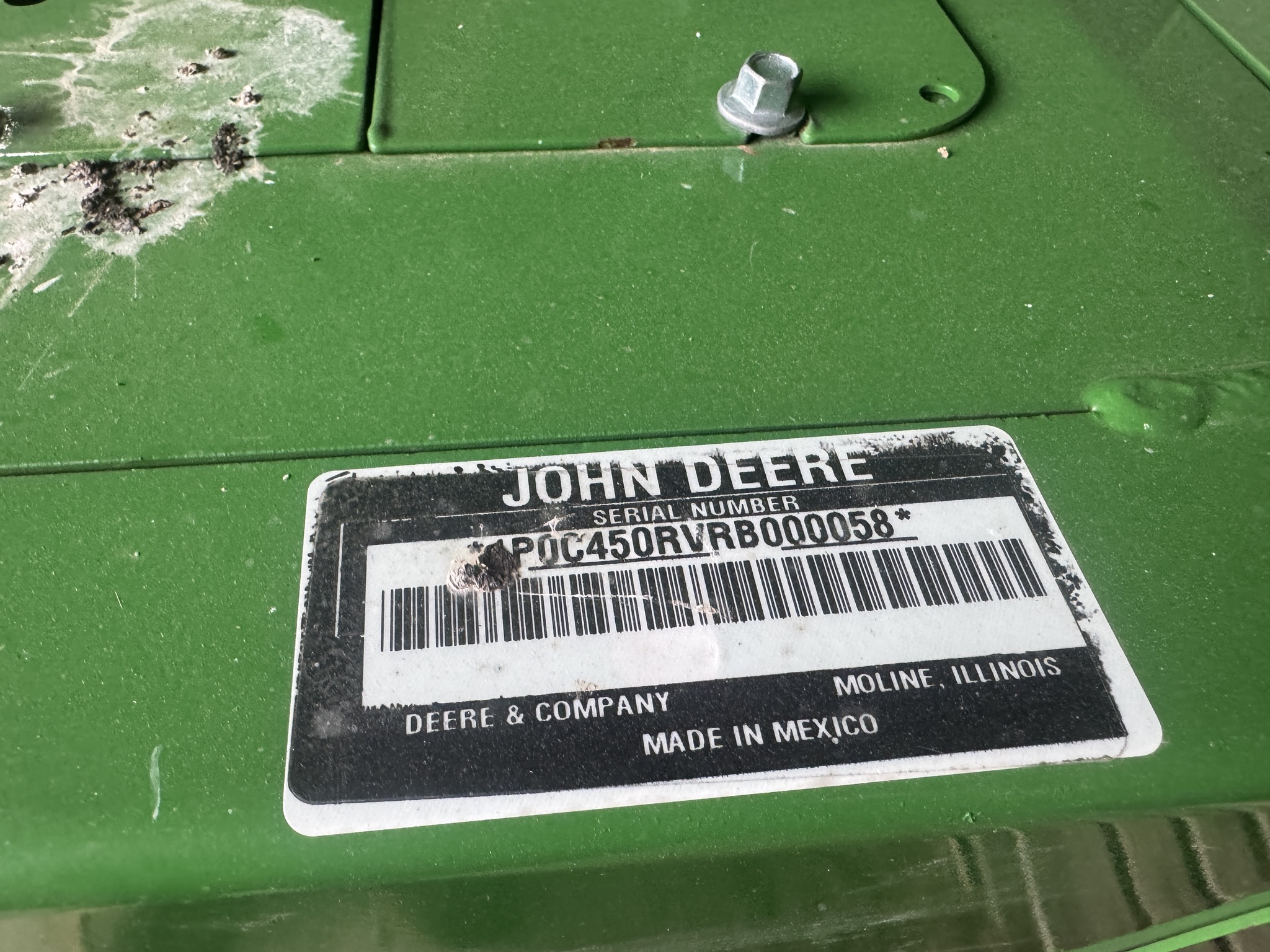 2024 John Deere C450 Image 3
