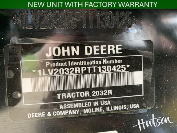 Photo of 2026 John Deere 2032R
