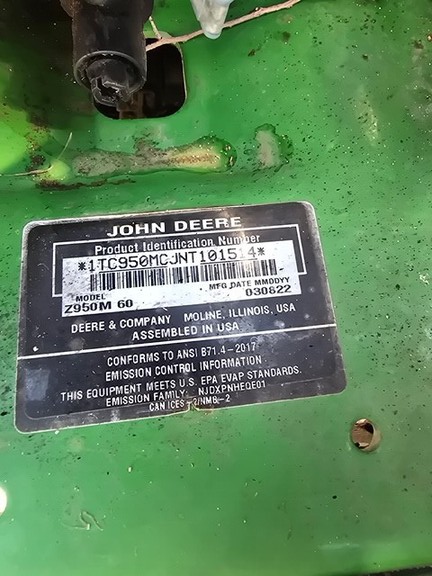 Photo of 2022 John Deere Z950M