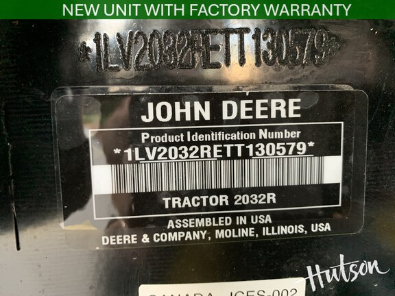 Photo of 2026 John Deere 2032R