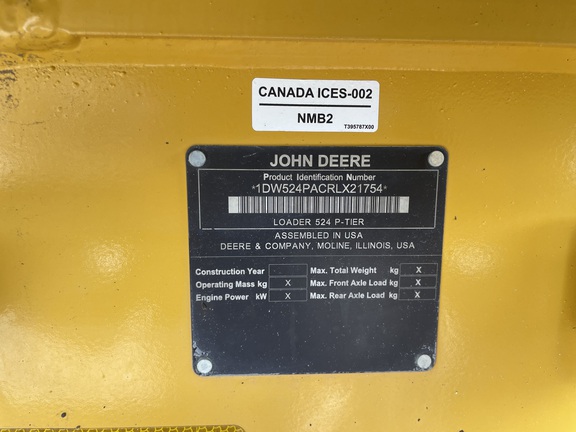 2024 John Deere 524 P