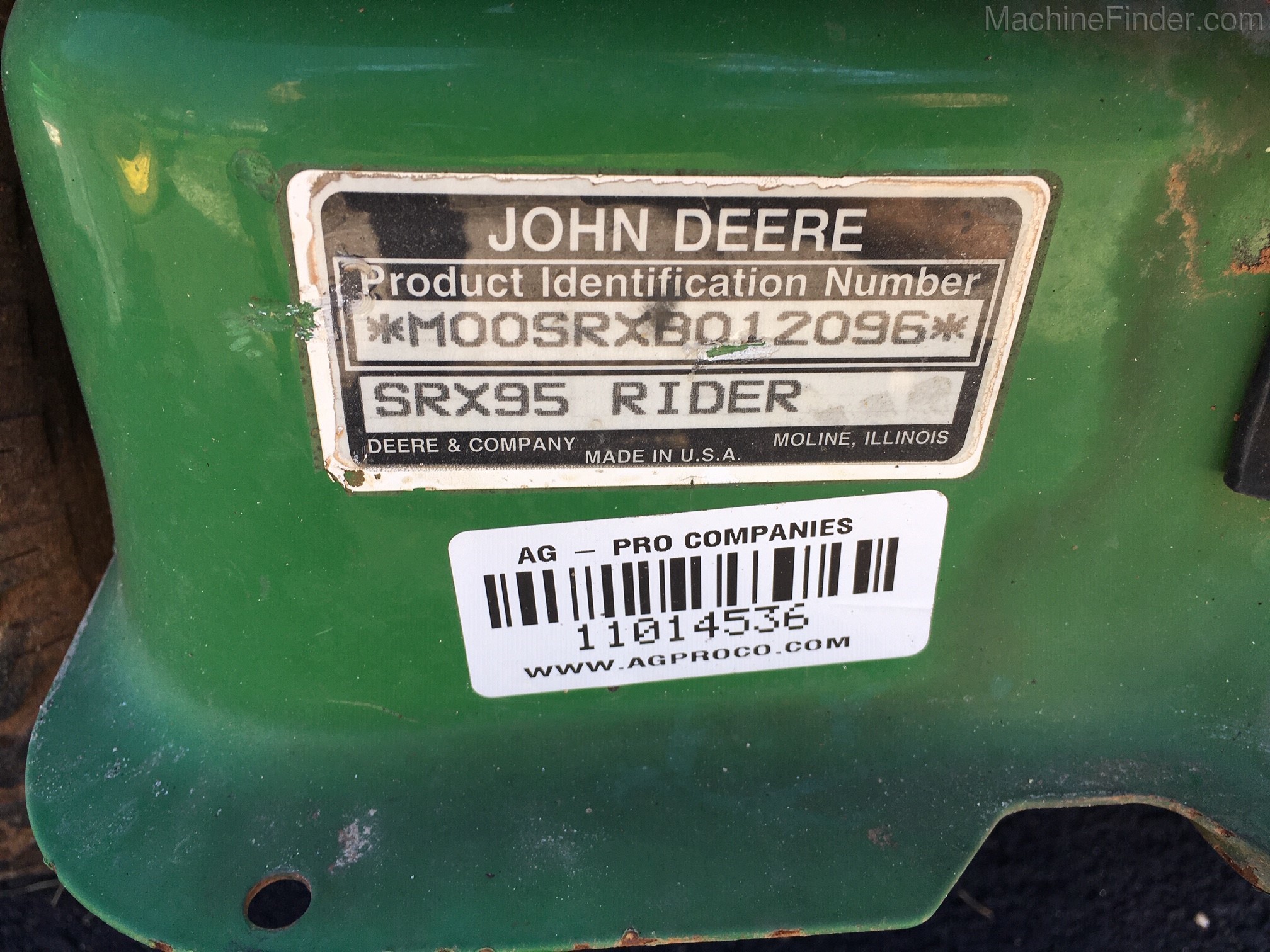 1992 John Deere SRX95 Image 5