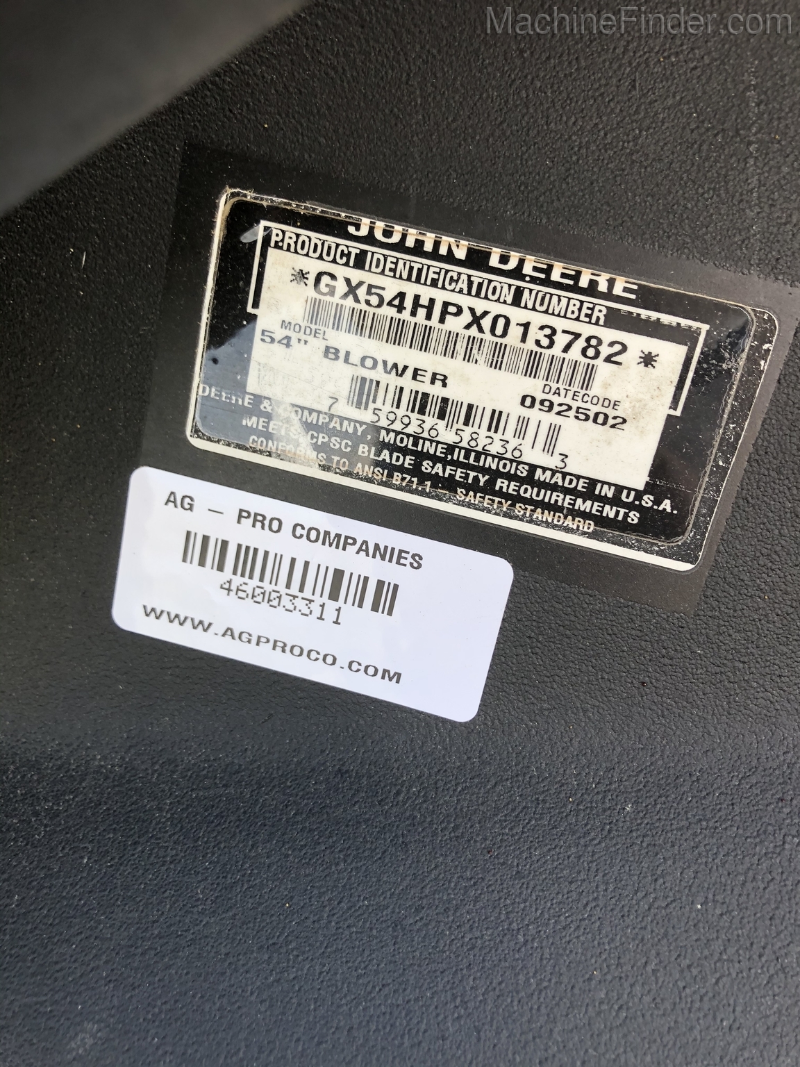 2005 John Deere JD 54