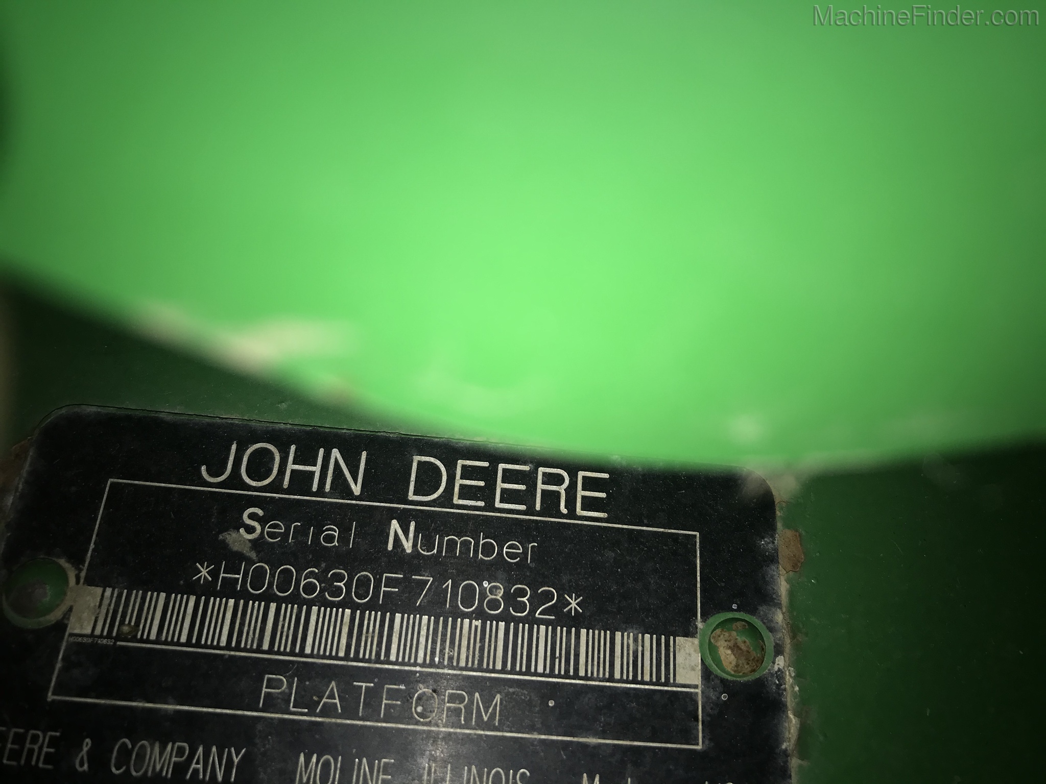 2005 John Deere 630F Image 9