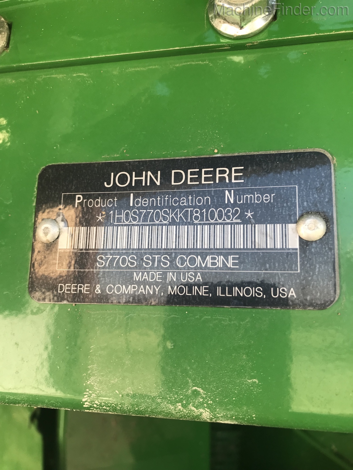 John Deere S770 Image 2