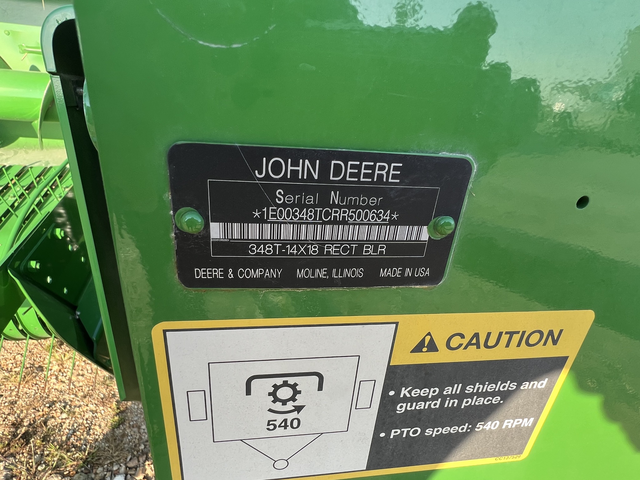  2024 John Deere 348 at Heritage Tractor in Rolla, MO