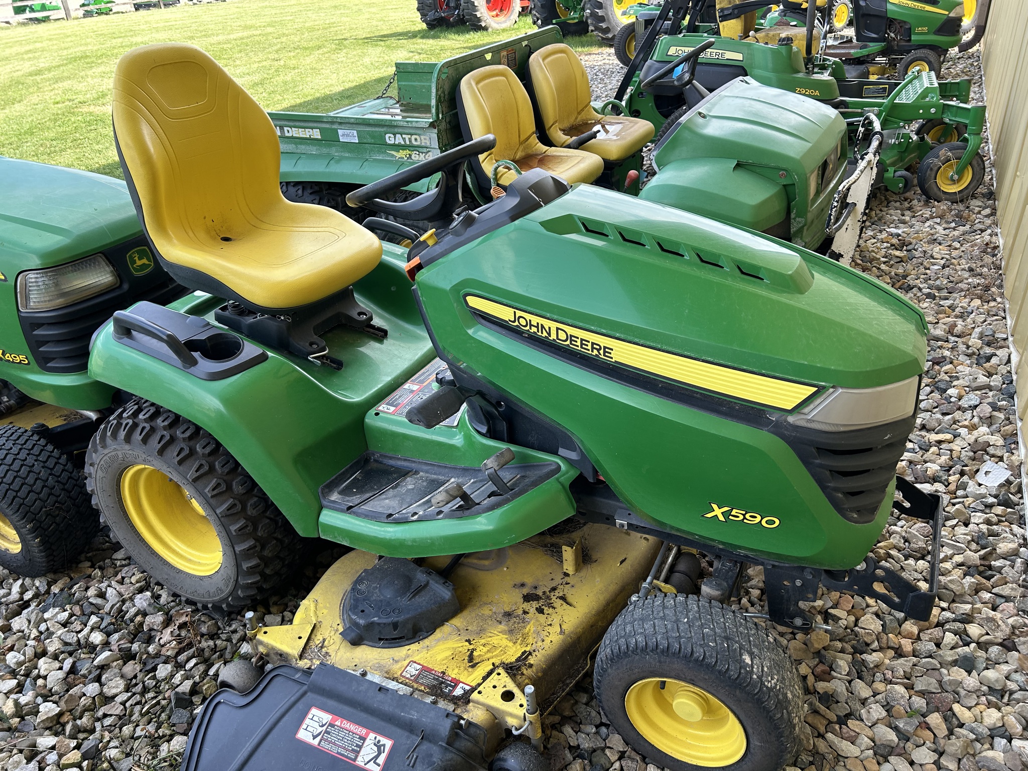  2017 John Deere X590 at Heritage Tractor in Lacon, IL