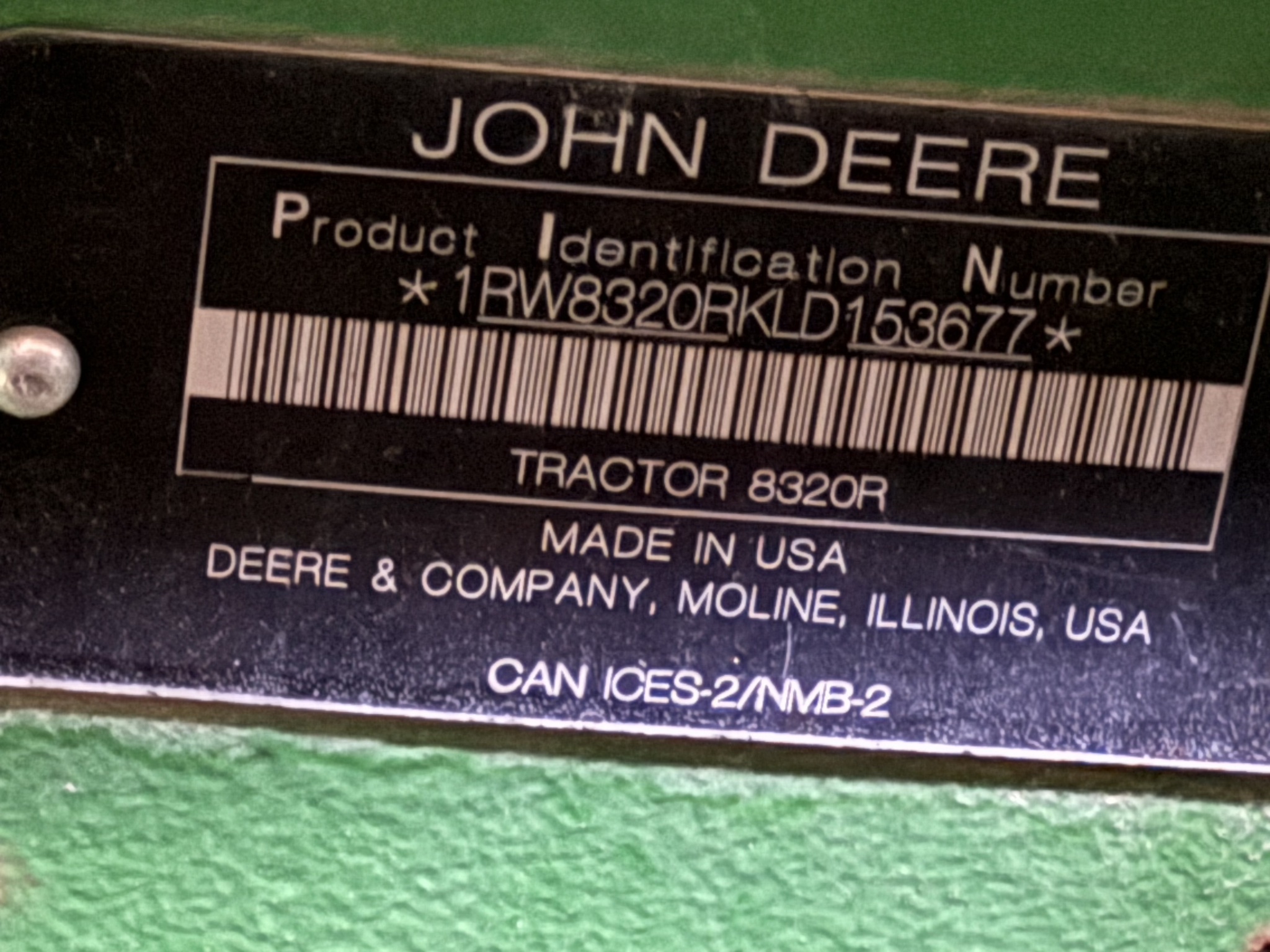 2020 John Deere 8320R Image 44
