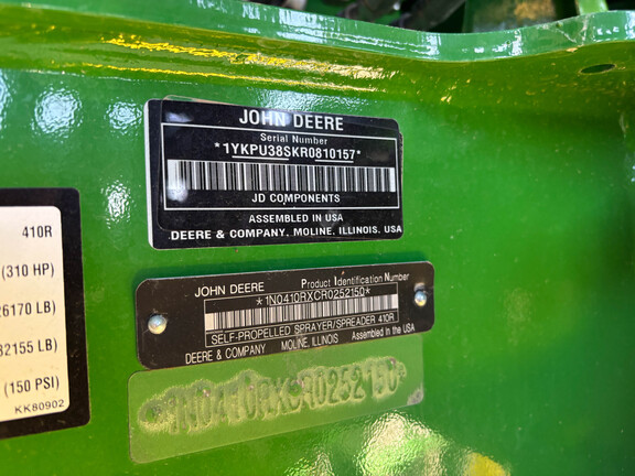 Used 2025 John Deere 410R Self Propelled Sprayers at Koenig Equipment in Urbana, OH - Photo47