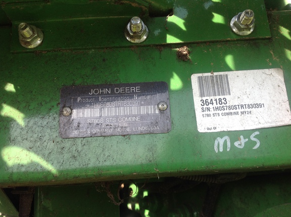 Photo of 2024 John Deere S780