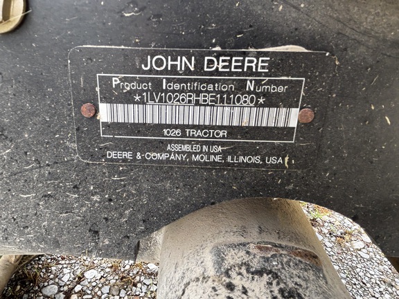 Used 2011 John Deere 1026R Compact Utility Tractors at Koenig Equipment in Richmond, IN - Photo7