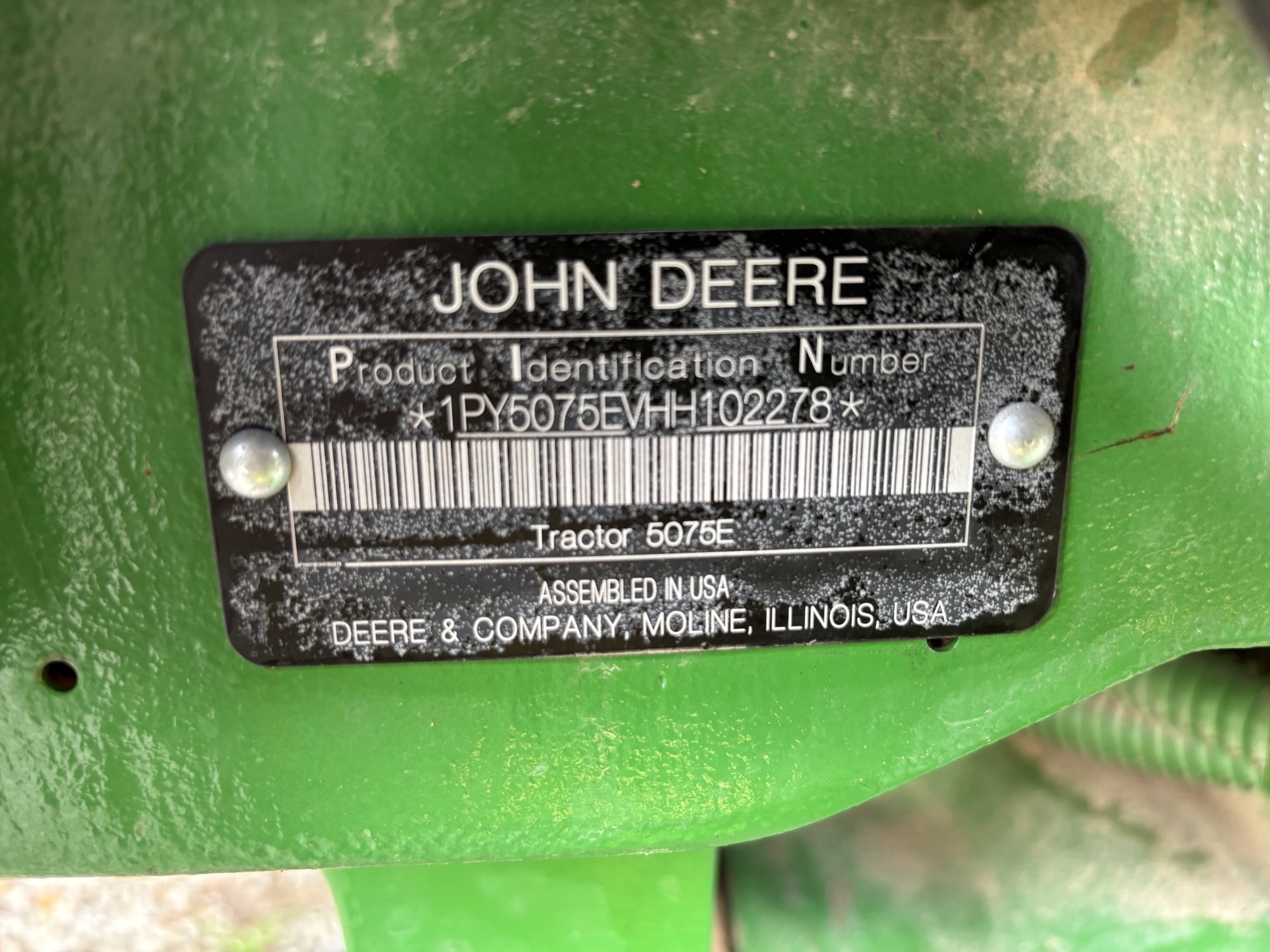 Used 2017 John Deere 5075E Utility Tractors at Koenig Equipment in Lebanon, OH - PhotoXL22