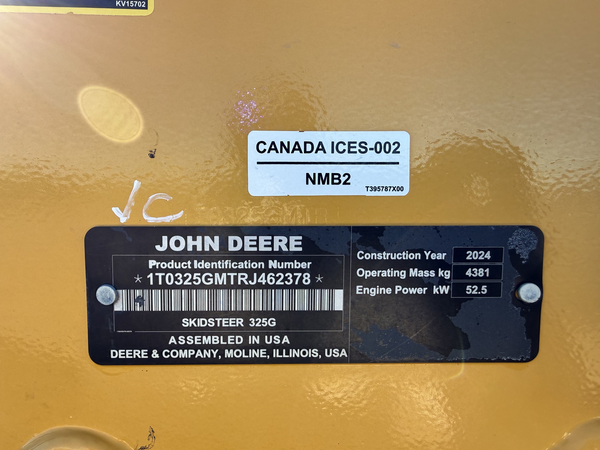 2024 John Deere 325G Image 20