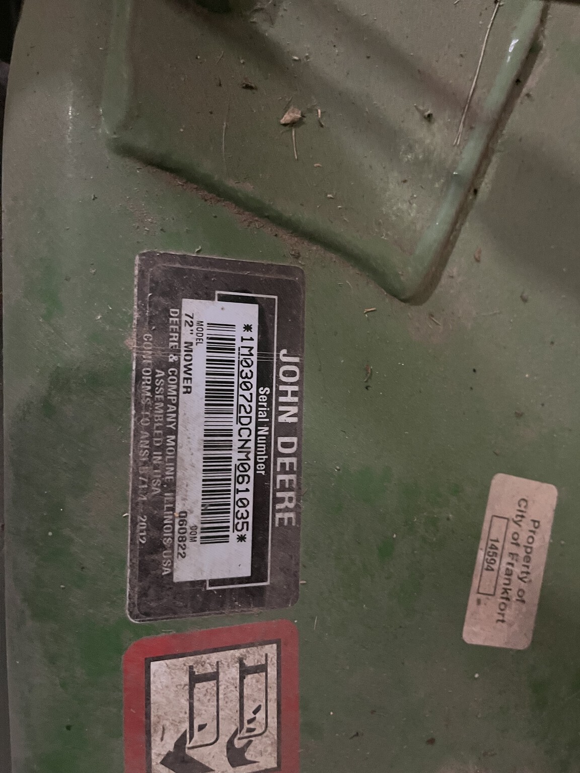 2022 John Deere 72D Mid Mount Mower (3R) Image 4