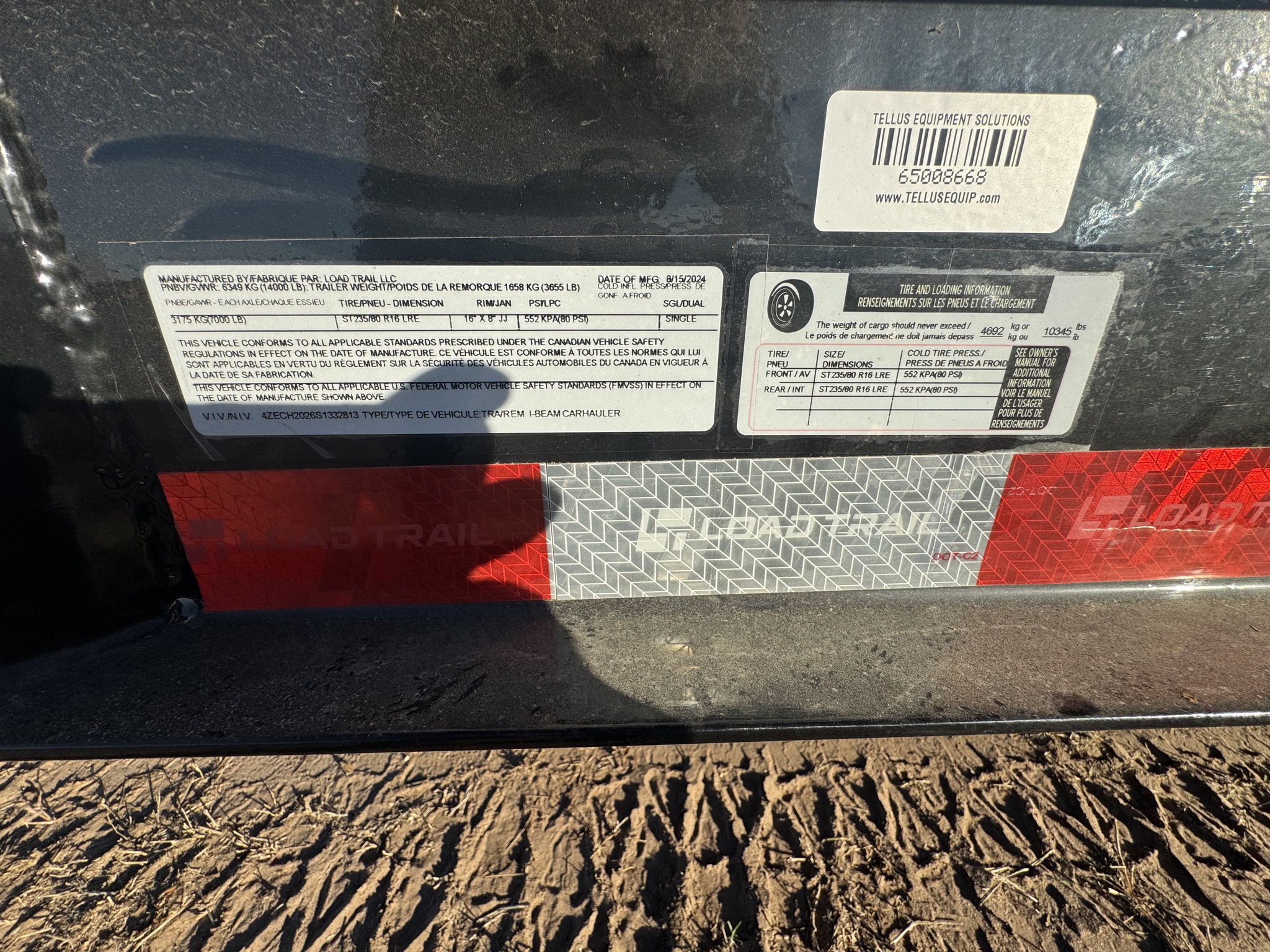 2024 LoadTrail 4ZECH20 Image 8