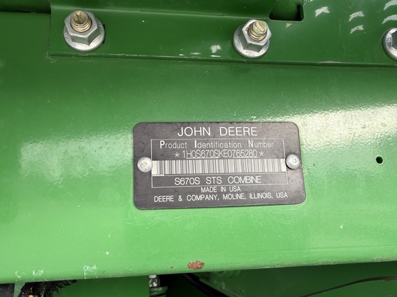 2014 John Deere S670 - Photo8